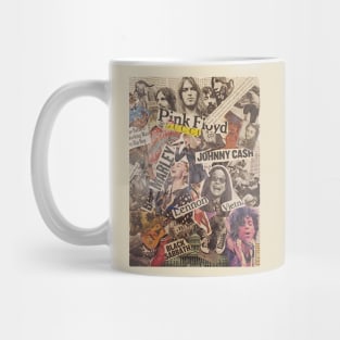 Rock 'n Roll Collage by Adison Mug